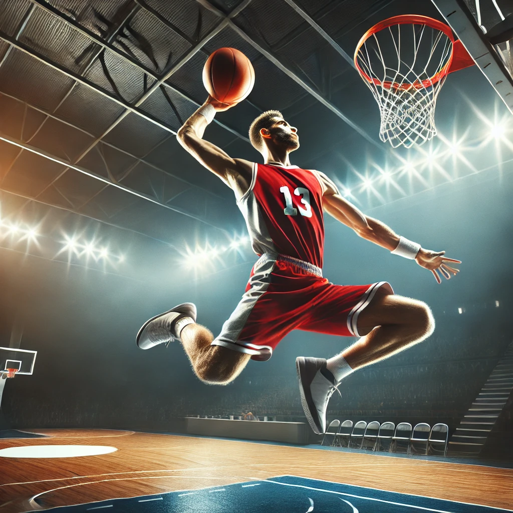 DALL·E-2024-10-15-17.12.55-Create-a-realistic-image-of-a-basketball-player-mid-air-while-performing-a-slam-dunk.-The-player-should-be-shown-in-action-with-realistic-lighting-an